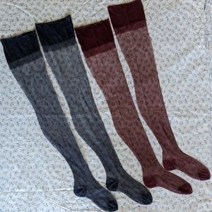 2 pair Cervin Capri 15 Denier Nylon Stockings Size 2